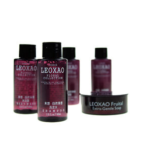 LEOXAO Hotel Toiletries Set Body Beauty Wash Organic Gluta Whitening Shower Gel Shampoo Amenities Kit