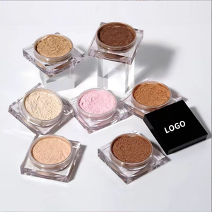 Custom Logo Oil Control Private Label Vegan Makeup Matte Pink Translucent Silky Loose Setting Powder