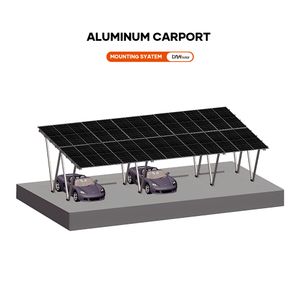 Home Solar PV Park Metal Racks Solar Panel Mounting Brackets Solutions For Car Parking