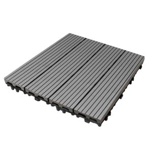 DeCking tile,wood tile,wood plastic composite floor as backyard DIY tile,decking tile for outdoor decoration 300mm*300mm