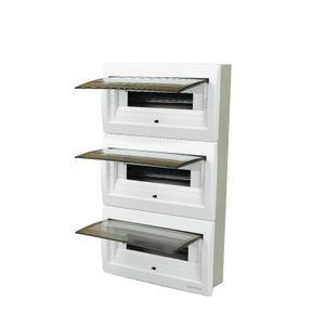 GNB 1018 Mcb Distribution Box Equipment Electrical Power Distribution Panel Box Flush Mounted Non-transparent Low Voltage IP 30