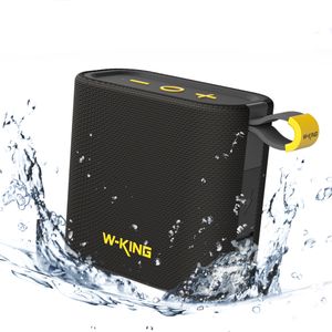 W-KING D2 IP67 Waterproof Portable outdoor 6W output powerful Bluetooth speaker with TWS, TF card reader, and AUX IN
