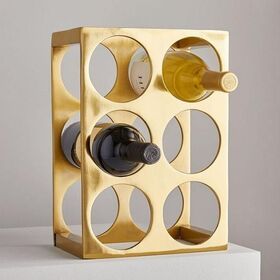 High Quality Wire Wine Rack Counter top Storage Holder Wine Bottle Holder Kitchen & TableTop Metal Wine Shelf