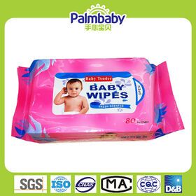 Chlorine-free naturally derived baby wipes