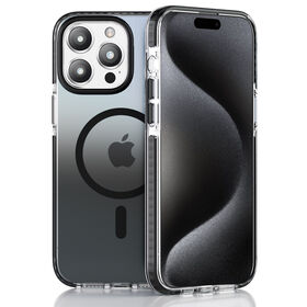 Wholesale Magnetic Mobile Phone Case for iPhone 15 Pro Max Back Case Cover Shockproof TPU+PC+TPE Military-grade Protection