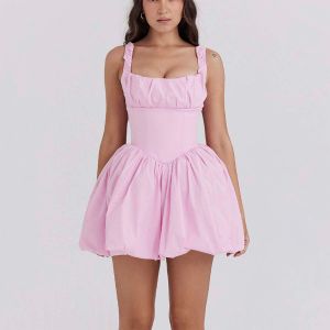 Cotton Candy Cotton Tulle Mini Dress Oem A Sweet And Playful Option Women Custom Clothing Factory