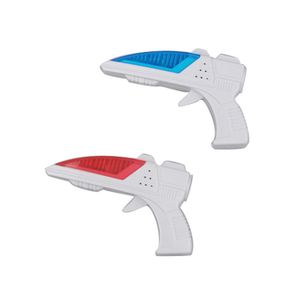 Wholesale laser tag gun push button toy gun shape led flashing light mini laser gun