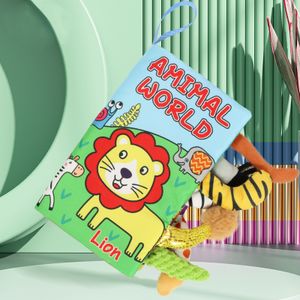 Manufacturers supply baby tail cloth book children ringing paper kids educational toys