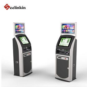 Dual Screen Touch Screen Interactive Windows Wifi Ticket Vending Mobile Cashless Payment Atm Machine Manufacturer China Kiosk