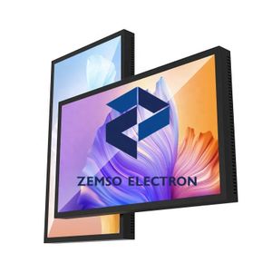 55inch outdoor fanless LCD digital signage with AR glass optical bonding,  wall mount advertising totem kiosk