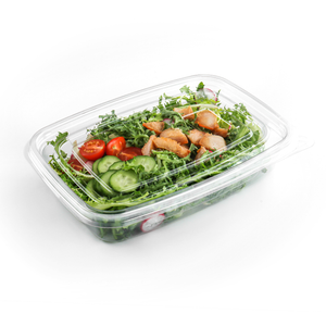 wholesale recycled fruit display punnet transparent Strawberry box disposable plastic fruit food packaging box