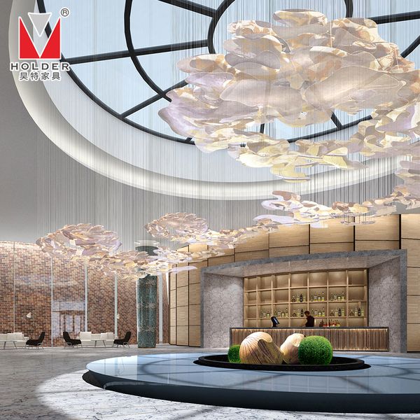 Luxury modern five star grand hotel furniture customized guangdong wooden hotel furniture supplier