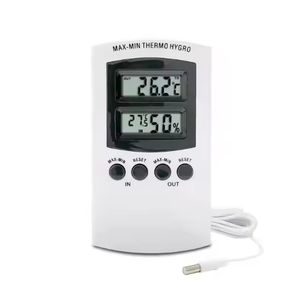 Indoor Outdoor MAX-MIN LCD Digital Display Thermometer Humidity Test Hygrometer