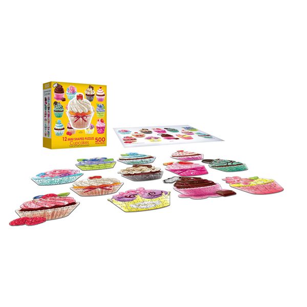 ULi custom paper cake Irregular jigsaw puzzle toys kids mini puzzle games