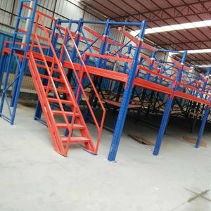 Heavy-Duty Integrated Mezzanine and Pallet Racking Industrial Steel Storage Shelves for Warehouse Optimization