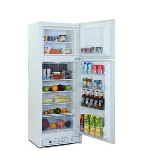 Gas Fridge 2-Way RV Camper Refrigerator 9.4 cuft  LP Gas Propane Freezer for DDG-280D2U