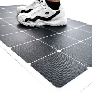 OEM Custom 120W Sunpower Flexible solar panel High efficiency Off-grid Motorhome Caravan Yacht flexible solar module