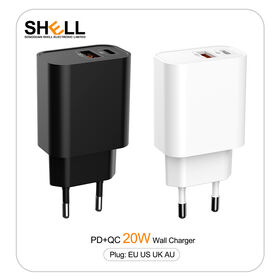 Popular products Dual Port 1C1A Type C wall charger Fast USB Charger pd charger 20w Fast Charging phone charger