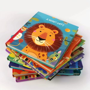 Custom Eco-Friendly Hard Cover Board Book Print Service Story Kids Cardboard Baby Book Printing For Children