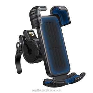 Adjustable 360 Degree Stainless Steel Bike Phone Mount Holder Flexible ABS for Mobiles Motorcycle Handlebar Mounted Metal