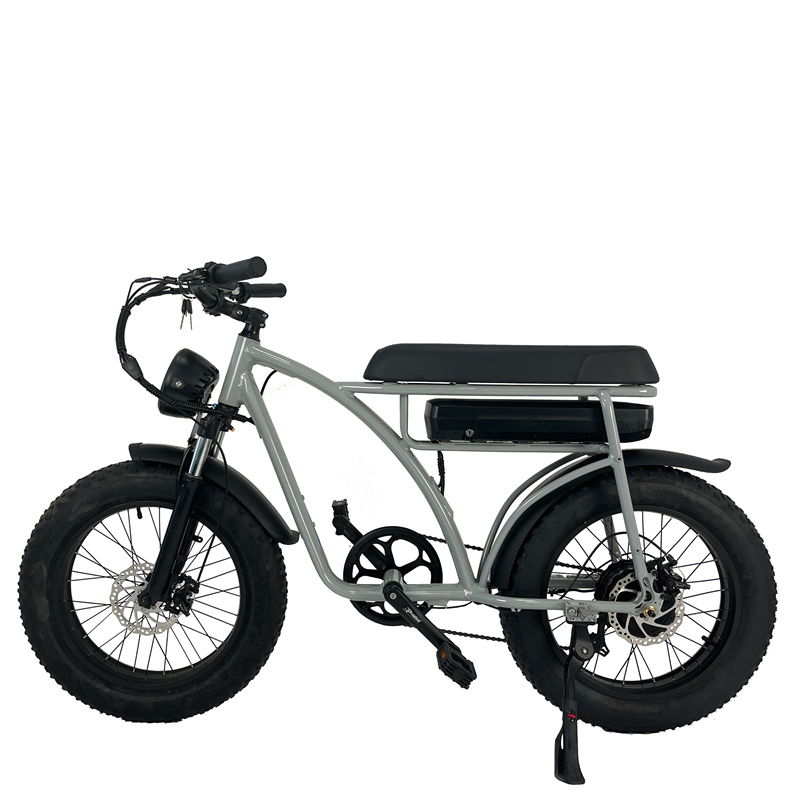 Folding Electric Bike for Adults with 20" 4.0 Fat Tire Ebike, 48V 20.3Ah Removable Battery, 7-Speed E Bike Front Fork Suspension