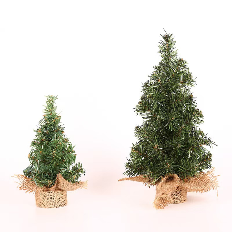 20/30CM Christmas Tree Desktop Mini Xmas Trees For Home Decoration Children DIY Handicraft New Year Christmas Ornament