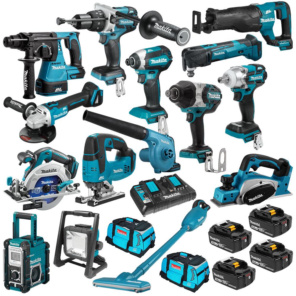 Hot Sales LXT1500 18-Volt LXT Lithium-Ion Cordless 15-Piece Combo Kit (3.0Ah) power tools FREE SHIPPING