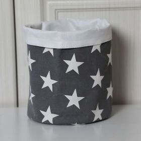 Home storage round fabric basket canvas basket home organization laundry basket