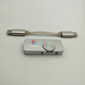 Aviation Aluminum Portable Earphone Amplifier CS43131 Chipset USB C To 2.5mm 3.5mm Headphone Amplifier With Silver Plating Cable