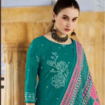 New Beautiful Pakistani Shalwar Kameez Kurti Islamic Clothing With Heavy Embroidery and Thread Work Salwar Suit and Saree