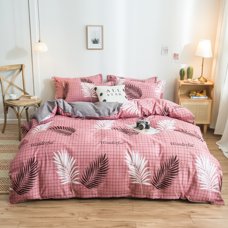 Xuzhou Longmeika Technology Co., Ltd. Hotel Quality Factory Supply 100% Cotton Luxury Duvet Cover 4 Pieces Bed Sheet Set Comforter Bedding Set With 2pcs Pillow Case