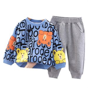 Baby Suit Spring And Autumn Casual Sweater Children Clothes Set Sports Boy Two-Piece Clothing Suit