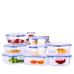 Wholesale Kitchen Airtight Lunch Box High Borosilicate Glass Food Container With Locking Lid
