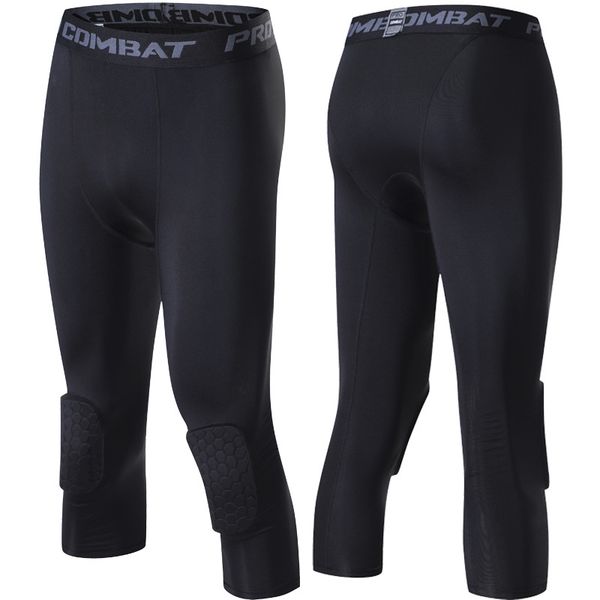 Men's Sports Leggings Basketball Fitness Running Training Base High Spring Quick-Dry Honeycomb Compression Pants