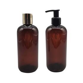 New arrival 12 OZ amber shampoo bottle for hair care and hair conditioner containers in round bottle for wholesales