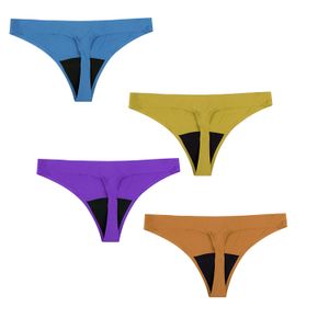 Detachable Cotton Menstrual Panties Bamboo Cotton Underwear Famicheer Organic Cotton for Woman Bikini Plain Dyed Knitted Adults