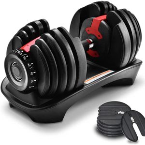 24KG Hot selling fitness equipment gym exercise body building weight Adjustable Dumbbell set