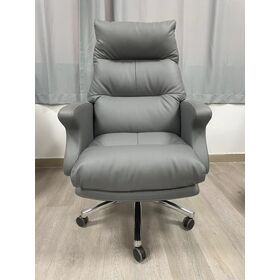 Luxury Modern Comfortable High Back Soft Pad Swivel Ergonomic Office Executive Leather Chair office desk and chair set