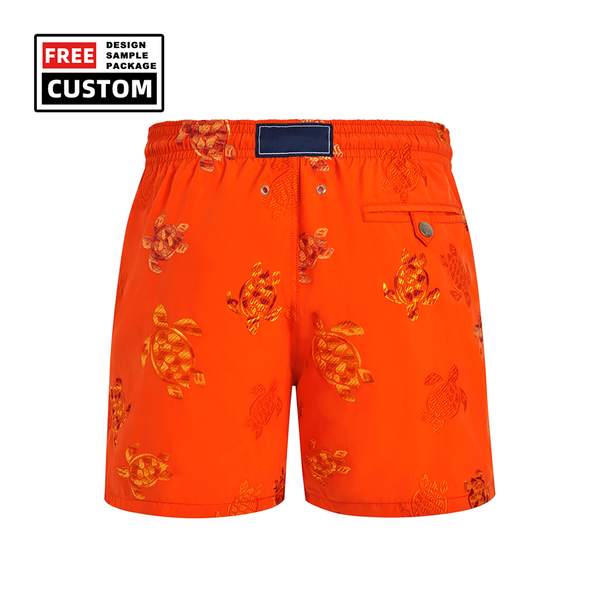 Manufacturers Quick Dry Surf Swimwear Sport Shorts Swim Trunks With Embroidery For Men