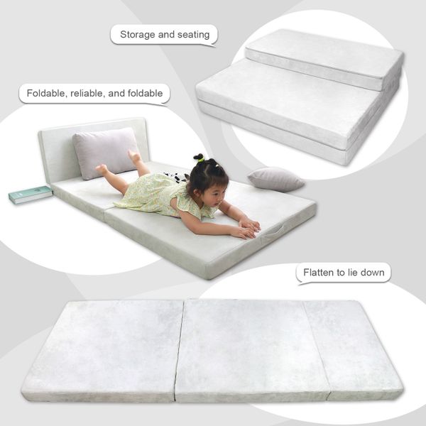 Cheap Single Floor memory foam mattress Guest Bed Up Mattress Portable Gel Folding Mattress for Travel/Camping/Guest Room/Yoga