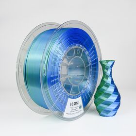 3D Printer Filament in Stock PLA Silk Filament 1.75mm Ready to Ship Dual PLA Red Green Blue Color