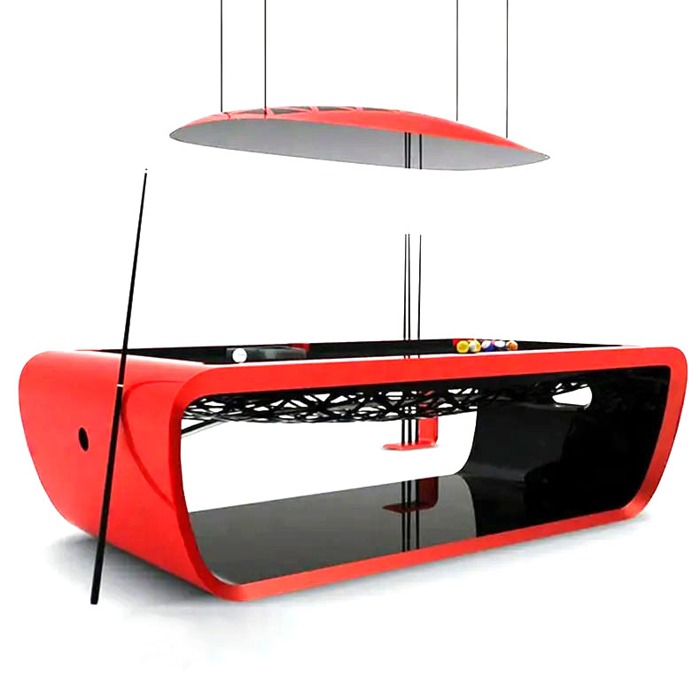 Modern Customized Luxury Semicircular Pool Table Fashion Design Billiard Pool Table 8ft/9ft
