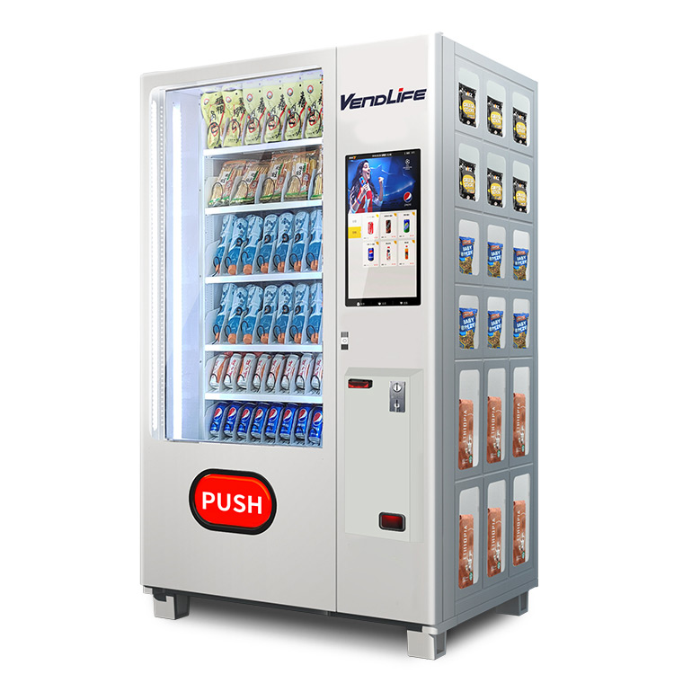 Factory Snack and Drink Cup Noodle Instant Noodle Ramen Vending Machine With Hot Water Dispenser