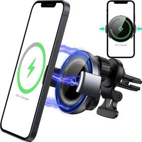 15W Auto Magnetic wireless Car charger holder Magnetic Car Wireless Charger mount