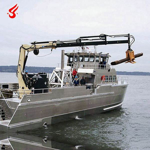 Factory price complete marine crane 2 ton 5 ton 10 ton 25 ton marine deck crane with hydraulic marine vessel