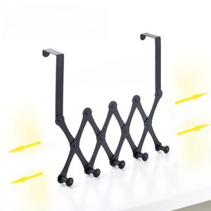 Coat Rack Wall Mounted - 5 Tri Hooks, Closet Bathroom & Kitchen Storage,Carbon Steel, Metal Coat Hook Rail for Coat Hat Towel