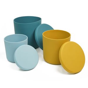Customizable Logo Free Bpa Silicone Sealed Storage Box Lunch Box Silicone Bento Food Storage Baby Snack Box