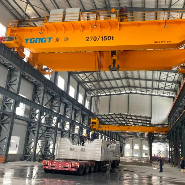 270 tons heavy bridge crane for factory workshop