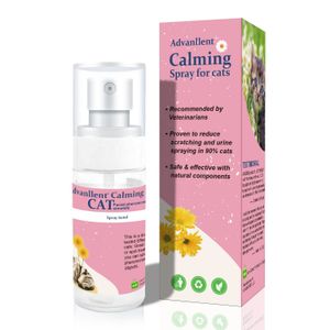 Enhanced Calm Formula of Anxiety Relief & Behavior Control Pets Pheromone Calming Spray for Cats