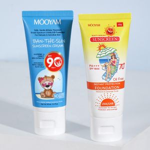 Private Label Organic Natural Sun Burn Face Sunscreen spf 90 Tinted Sun cream for face spf 70 spf 90